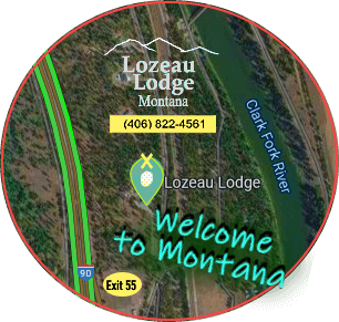 Google Map Lozeau Lodge Montana Log Cabins Wedding Venue